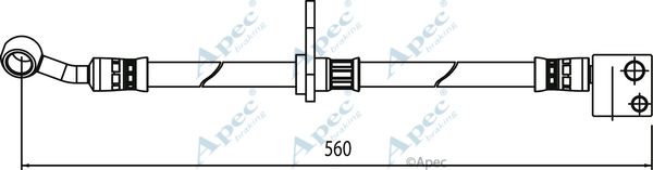 APEC BRAKING Pidurivoolik HOS3988